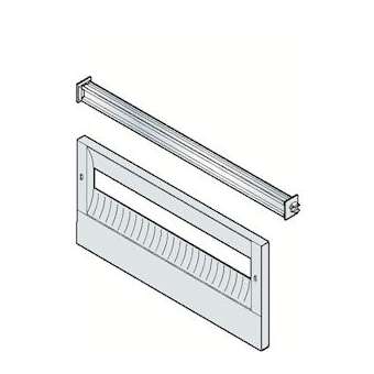 Kit Plastron 225mm x 450mm+Rail DIN pour Coffret Gemini Taille 2/3|ABB-ABB150313
