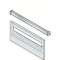Kit Plastron 225mm x 450mm+Rail DIN pour Coffret Gemini Taille 2/3