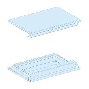 PrismaSeT G Active - Plaques haute et basse extension - L300 - IP55 - RAL9003|Schneider Electric-SCHLVS08372
