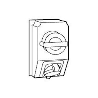 Coffret monoprise Hypra IP44 - prise 3P+N+T 16A 380-415V~ 3P+N+T + interrupteur|Legrand-LEG059216