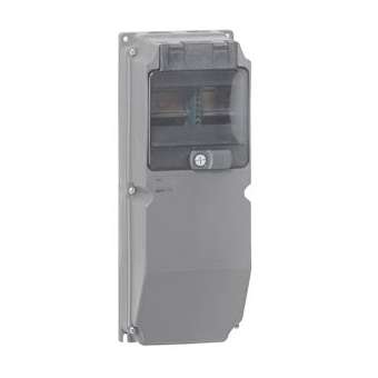 Coffret à composer Hypra avec rail 6 modules pour 2 prises 16A/32A 370x140x120mm|Legrand-LEG059843