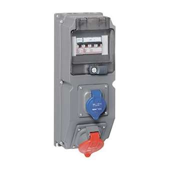 Coffret Hypra IP44 - 2 prises (1 prise 32A 3P+T) - disjoncteur|Legrand-LEG059866