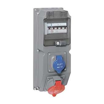 Coffret Hypra IP44 - 2 prises (1 prise 32A 3P+N+T) - disjoncteur|Legrand-LEG059867