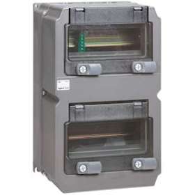 Coffret à composer Hypra avec rail 2x9modules - doubles fenêtres 370x230x181mm|Legrand-LEG059849