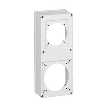 Plastron P17 280x125mm recevant 1 prise 16A/32A + prise 63A - coffret P17|Legrand-LEG057719