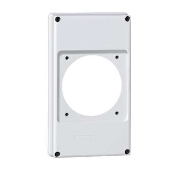 Plastron P17 220x125mm recevant 1 prise 63A pour composer un coffret P17|Legrand-LEG057717
