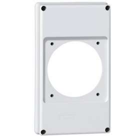 Plastron P17 220x125mm recevant 1 prise 63A pour composer un coffret P17|Legrand-LEG057717