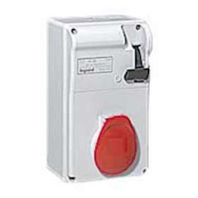 Coffret P17 IP44 avec interrupteur et prise 32A 3P+N+T - 380V~ à 415V~ 50Hz-60Hz|Legrand-LEG056614