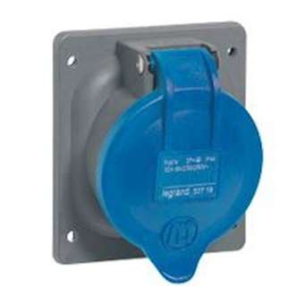 Prise à entraxes unifiés Hypra IP44 16A - 200V~ à 250V~ - 3P+T - plastique|Legrand-LEG052019