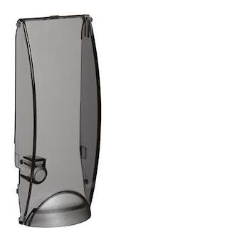 Porte transparente pour GD102.|Hager-HAGGP102T