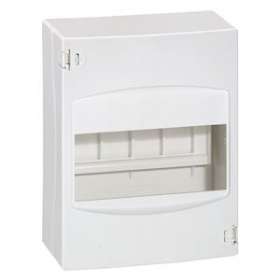 Coffret cache-borne à équiper - 6 modules - 160x12 x74mm - bornier de terre|Legrand-LEG092715