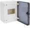 Coffret saillie 4 M porte transp.