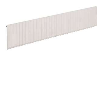 Obturateur en bande pour coffrets vector IP55 18 modules RAL 7035 gris clair|Hager-HAGVZ416