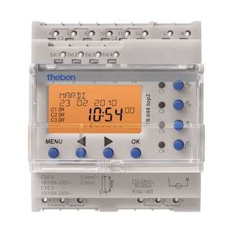 Interrupteur horaire digital annuel 4 c 230v|Theben-THB6440100