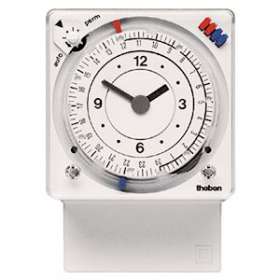 Interrupteur horaire mécanique sans réserve de marche 72 72 1 c|Theben-THB2690008