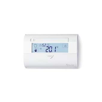 Programmateur hebdomadaire à curseurs 1 inv 5A, 2 piles 1,5V, blanc|Finder-FID1C6190030101PAS