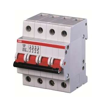 Interrupteur (E200) 4 pôles 80A Levier Gris|ABB-ABB364120