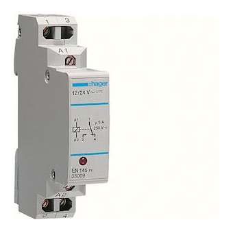 Relais d interface TBT-BT tension d'entrée 10 à 26V~|Hager-HAGEN145