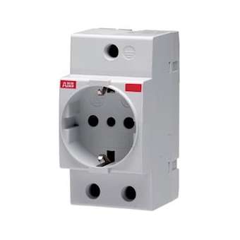 M1173-L Prise Modulaire avec LED - Norme Italienne P30|ABB-ABBT202705