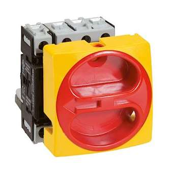 inter-sectionneur rotatif complet encastré cadenassable 4P neutre à gauche 20A|Legrand-LEG022118