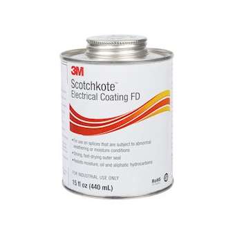 Scotchkote Revêtement électrique anticorrosion pot de 426 ml couvercleà brosse|3M france-TRM1204898
