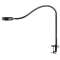 Lampe LED sur pince avec flexible variateur d'intensité FLEXILED KOS noir