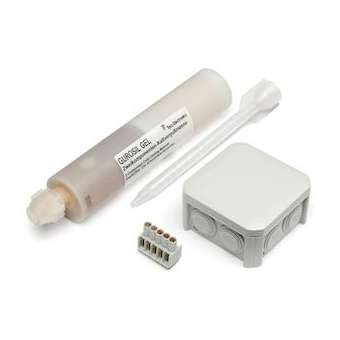 Gurosil Gel Set IP68-Gel d'étanchéité 250ml + embout + boîte dériv + connecteur|TE Connectivity ( Ex Tyco Simel )-TYS000003