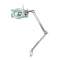 Lampe Loupe led debouble bras sur pince ZOOM Unilux blanc eu