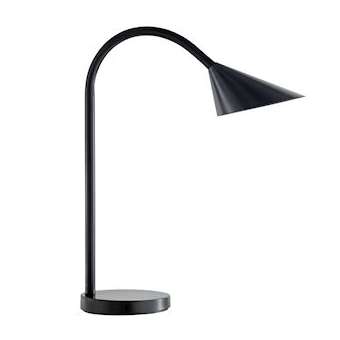 Lampe Led bras flexible de 23 cm SOL Unilux noir|Kos Lighting-LEU400077402
