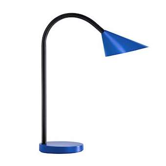Lampe Led bras flexible de 23 cm SOL Unilux bleu|Kos Lighting-LEU400077405