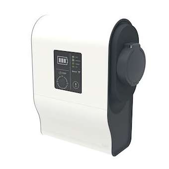 Borne VE triphasée Green'up Premium avec protection 22kW Mode 3 plastique|Legrand-LEG058002