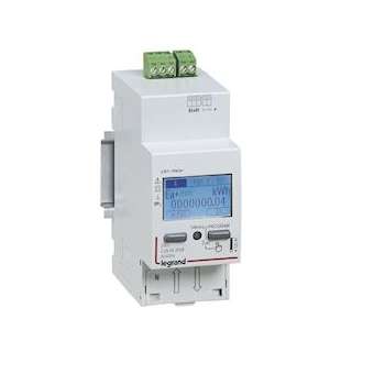 Compteur monophasé EMDX³ MID raccordement direct 63A - 2 modules - sortie RS485|Legrand-LEG412083