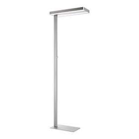 Lampadaire LIXUS ULX led a double eclairage et variat intensite gris sur socle|Kos Lighting-LEU400079771