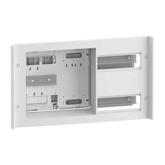 Resi9 - panneau de contrôle monophase - 24M - compatible Linky - 2R - 2 x 7M din|Schneider Electric-SCHR9H24416