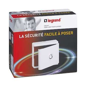 Porte pour platine disjoncteur d'abonné - blanc|Legrand-LEG093034