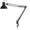 Lampe led E27sur pince+ socle double bras articlulé 80 cm SUCCESS 80 noir