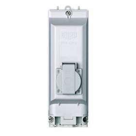 Prise Cobox 1FN+1ID-Boîtier EP avec prise 2P+T-1 porte fusible et 1 Inter Diff|TE Connectivity ( Ex Tyco Simel )-TYS038395