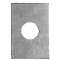 PBST 1/16-Plaque bi-métallique pour sabot de terre-Lxl: 36x55mm-Trou: 16,5mm