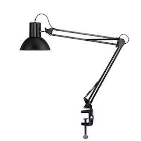 Lampe led E27sur pince double bras articlulé 100 cm SUCCESS 105 Noir|Kos Lighting-LEU400093996