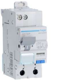Disjoncteur différentiel 1P+N 3kA C-20A 30mA type Haute Immunité|Hager-HAGADH720F