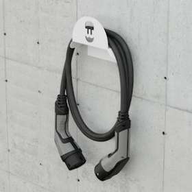 Support métallique mural câble (blanc)|Wallbox France-WBXHLD-W
