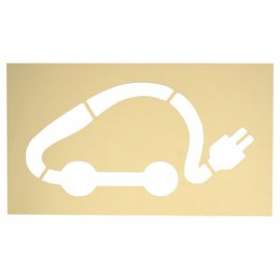Pochoir voiture électrique 300x600 mm|Bizline-BIZ771101