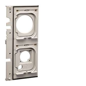 Witty pièce détachée - support de prise M3M2 gris pour borne witty XEV1Kxx|Hager-HAGXEVS111