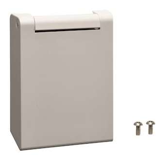 Witty pièce détachée - kit couvercle prise gris pour borne witty XEV1K ou XEV1R|Hager-HAGXEVS100