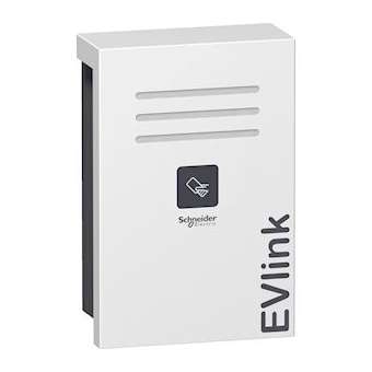EVlink parking - borne murale - 1 prise T2S - 7kW - RFID|Schneider Electric-SCHEVW2S7P04R