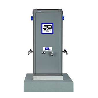 Borne camping-car IONA distribution eau+électricité pr 2 véhicules avec balisage|Seifel-SEI58052B