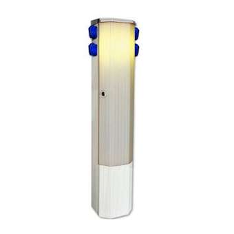 Borne BMU Radier + 4 PC Mono 10 A + balisage - Ivoire|Seifel-SEI74820B