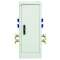 Armoire BERMUDES équipée 4 PC Mono 16 A et de 4 Robinets - RAL 9010