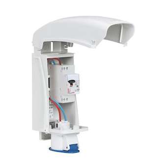 Coffret d'éclairage public + disj. différentiel Phase+Neutre typeAC + prise P17|Legrand-LEG058995