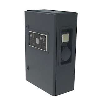 Borne monophasée métal Green'up Premium - Modes 2 et 3 - 3,7/4,6kW - 2 ports|Legrand-LEG059011